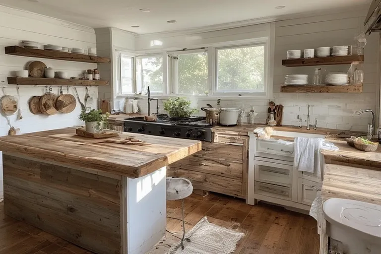 Add Warmth with Natural Wood