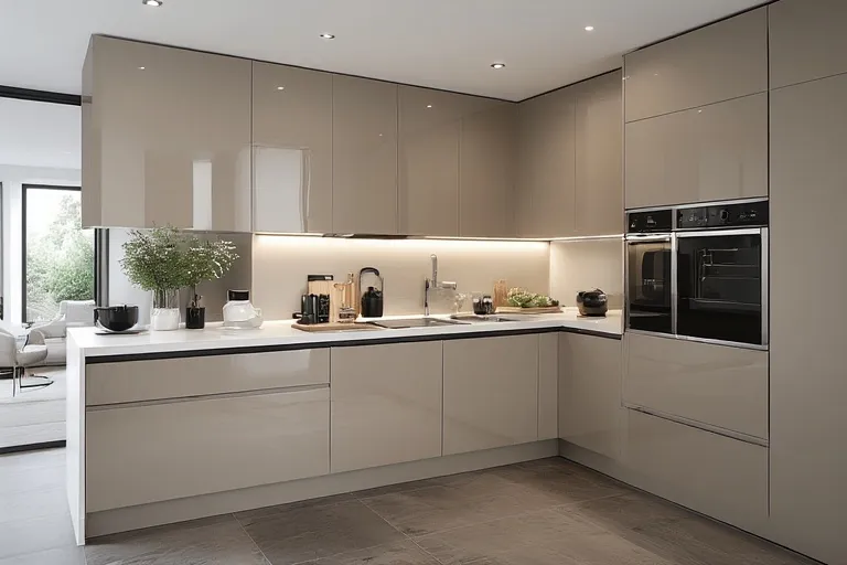 Beige Cabinets in Different Styles