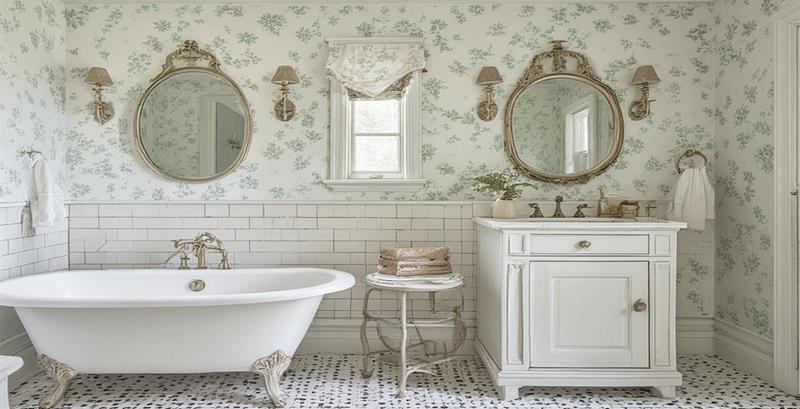 Budget-Friendly Vintage Bathroom Makeover