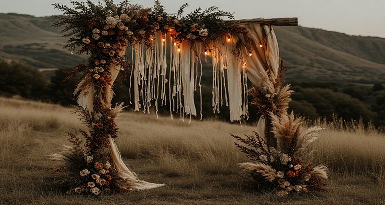 Choose a Boho Wedding Arch