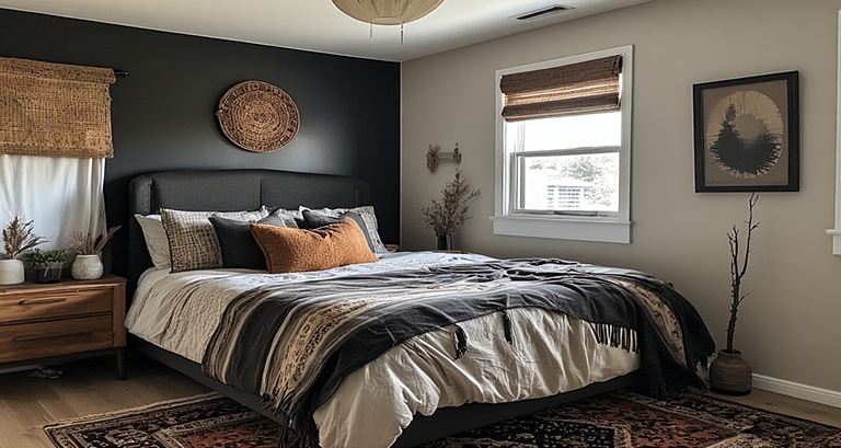 Dark Boho Bedroom
