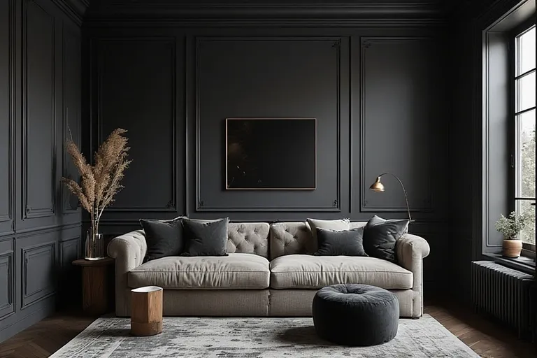 Dark Decor Home in Small Spaces