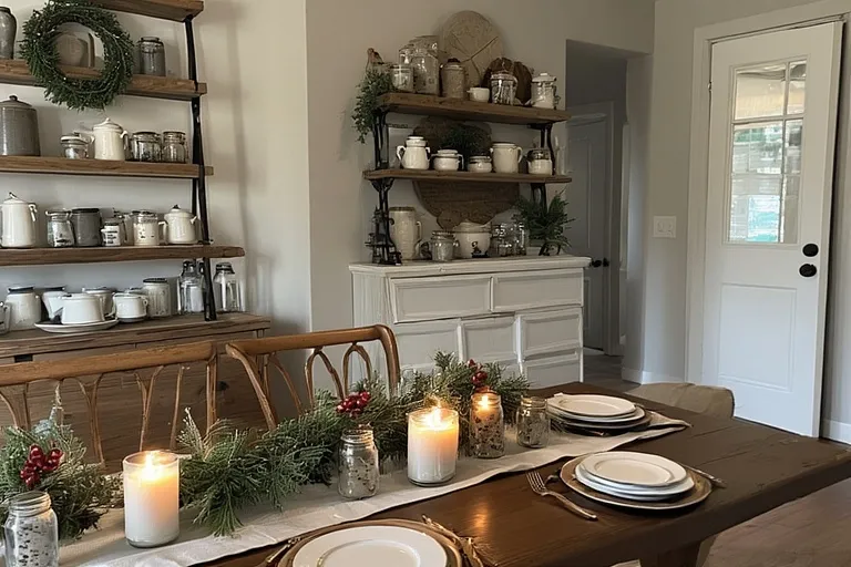 Farmhouse Christmas Kitchen