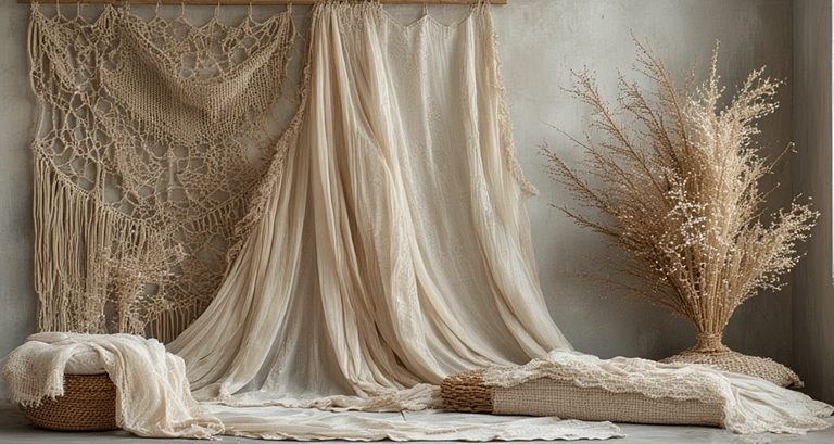 Flowing Fabrics & Macramé