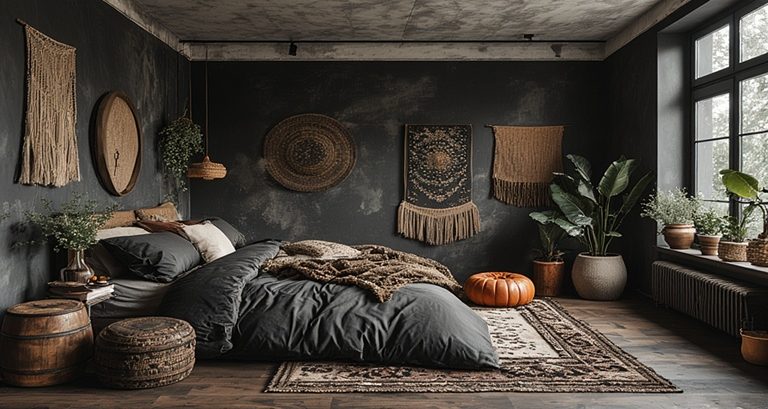 Ideas for a Dark Boho Bedroom