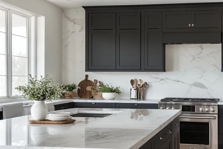 Kitchens with Dark Accents