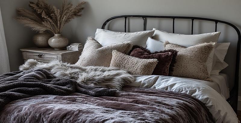Luxe Bedding and Textures