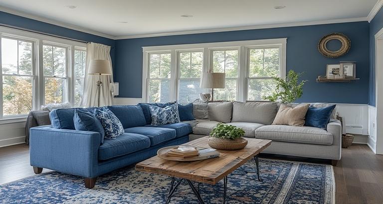 Maintenance Tips for a Blue Couch