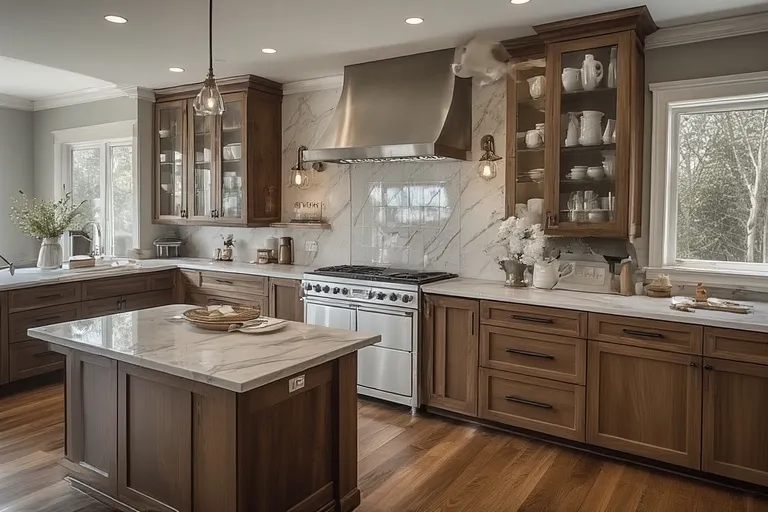 Mixing Glass with Solid Doors