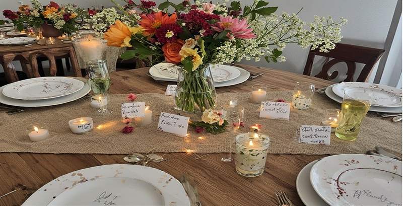 Mothers Day Decorations for the Dining Table