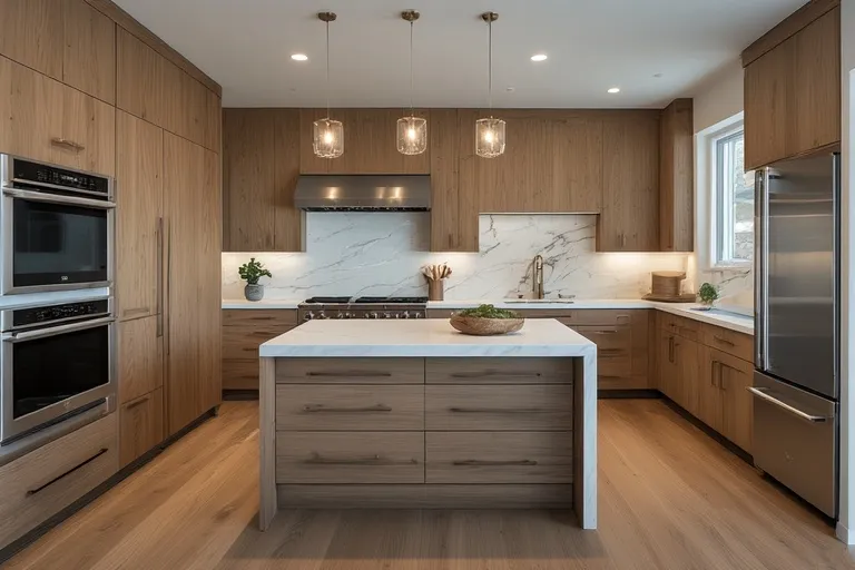 Oak Kitchen Cabinets in Modern Homes