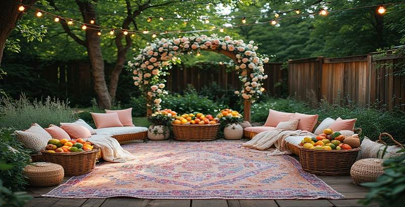 Outdoor Mother’s Day Setup