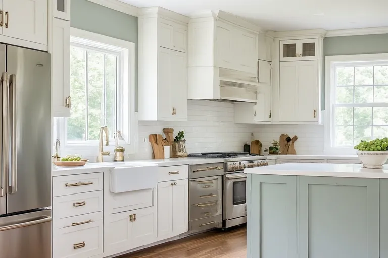 Pairing Colors with Sage Green Cabinets