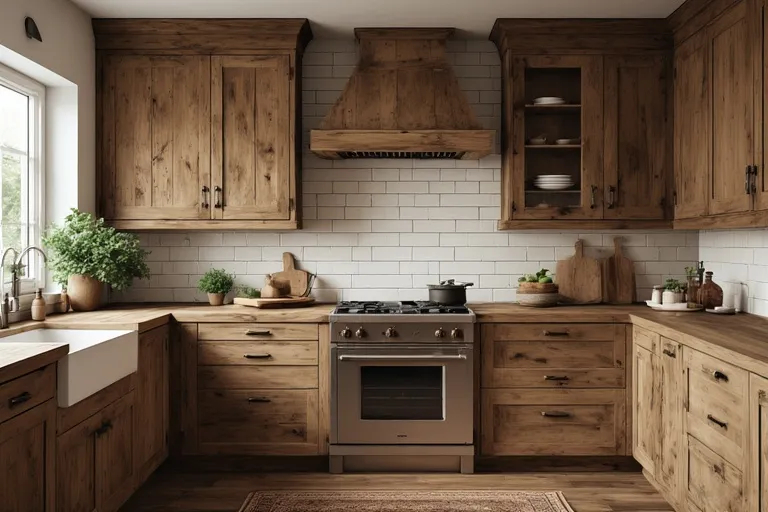 Rustic Kitchen Cabinets