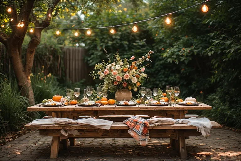 Seasonal Touches for a Garden Party