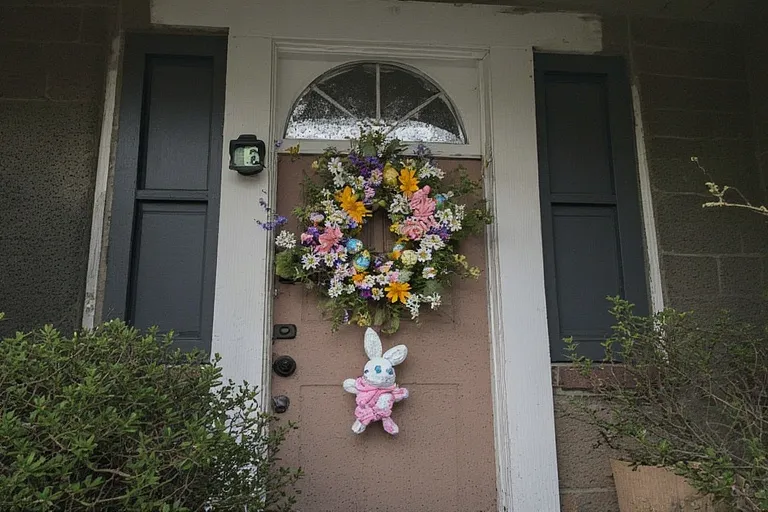 Statement Wreaths and Door Decor