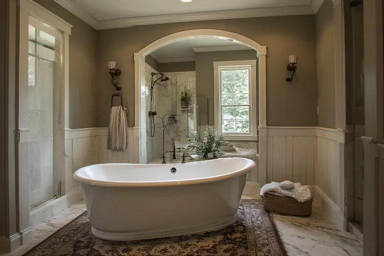 Transitional Bathroom Design