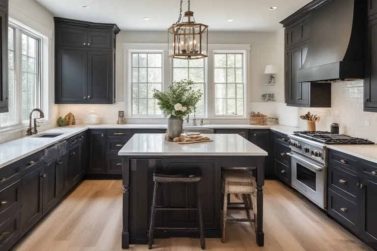 Why Dark Cabinets Are Making a Comeback