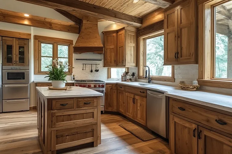 Wood Kitchen Cabinets