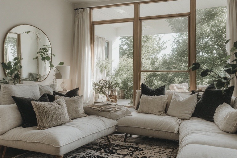 Add Mirrors for a Spacious Effect