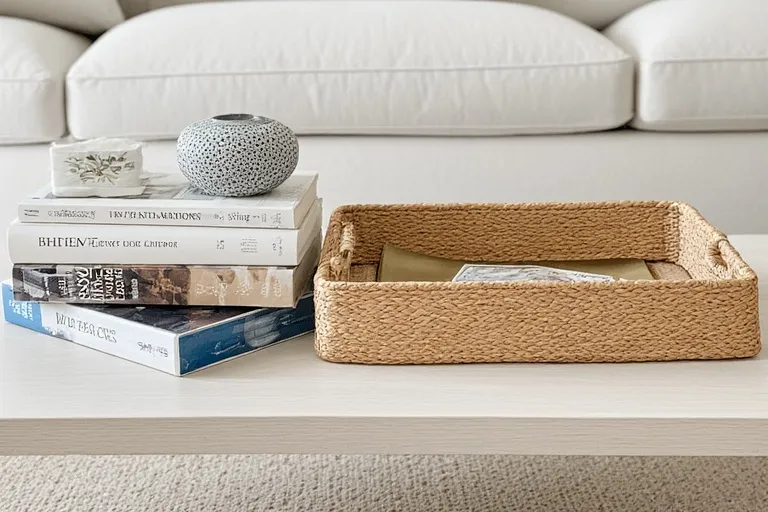 Add Personality with Books and Trays