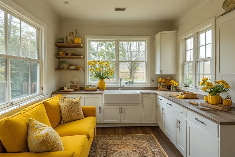 Best Color Combinations for Yellow Cabinets