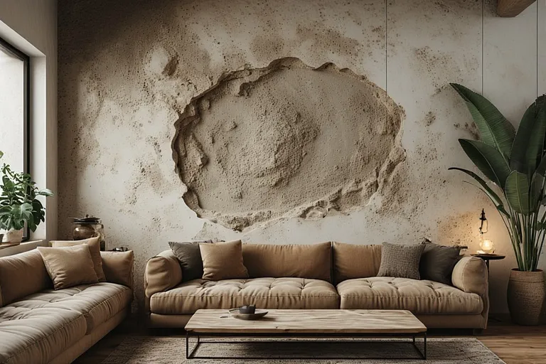 Blending Plaster Wall Art with Modern Design Styles