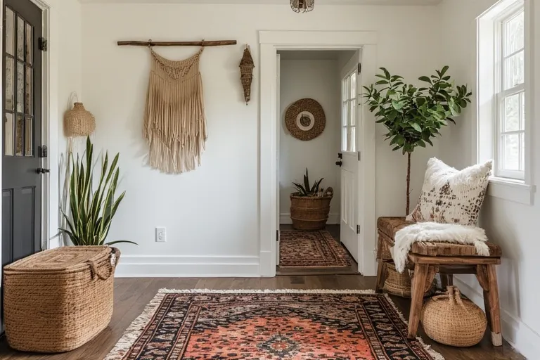 Boho entryway ideas