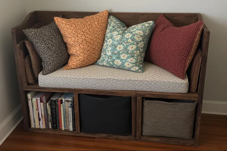 Bookshelf Bench