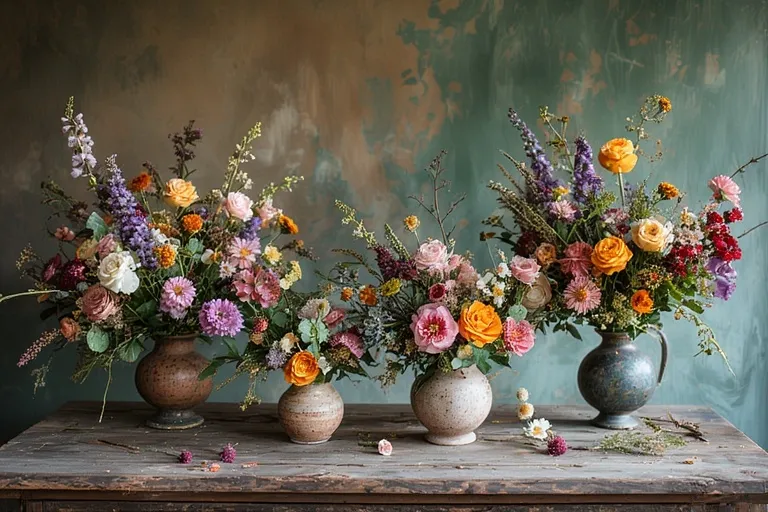 Color Palettes that Complement Floral Themes
