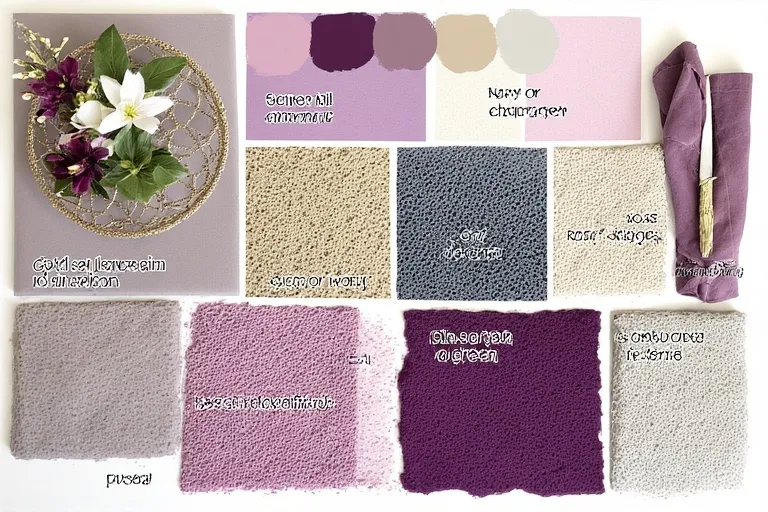 Complementary Colors to Enhance Deep Plum