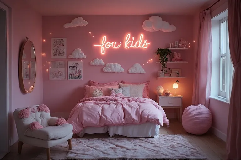 Create a Pink Bedroom for Every Age
