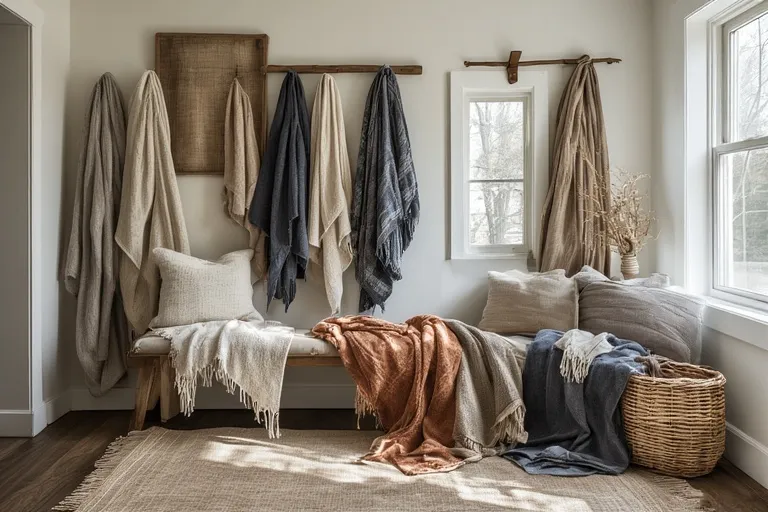 Creative Ways to Store and Display Throws