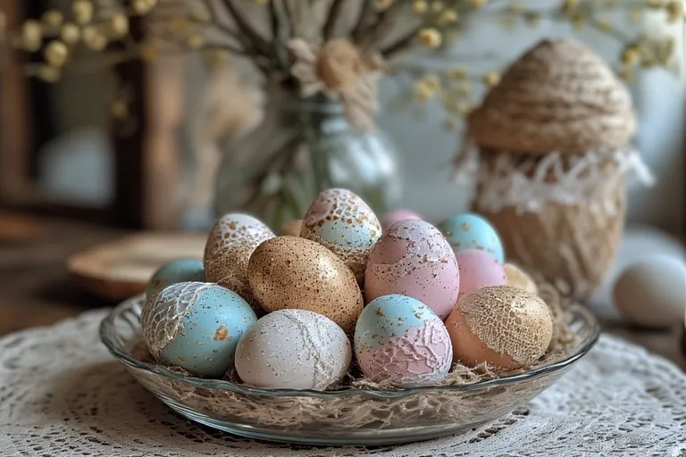 DIY Easter Egg Centerpieces