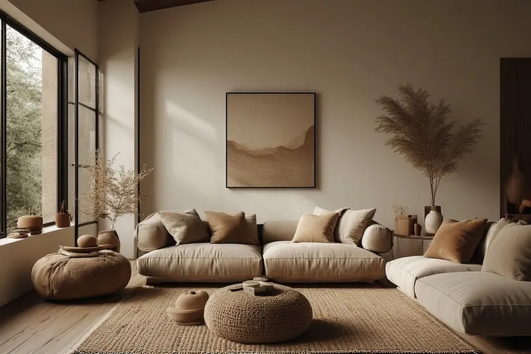 Earth tone home decor