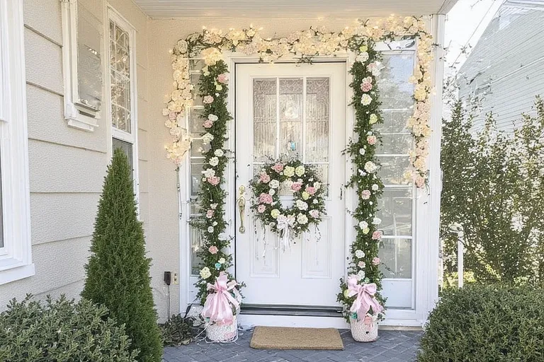 Easter-Themed Wreaths and Garlands