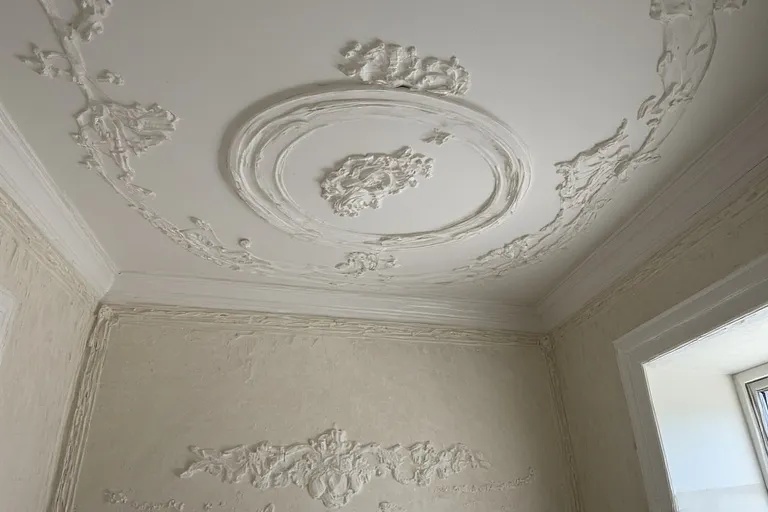 Elaborate Ceiling and Wall Treatments