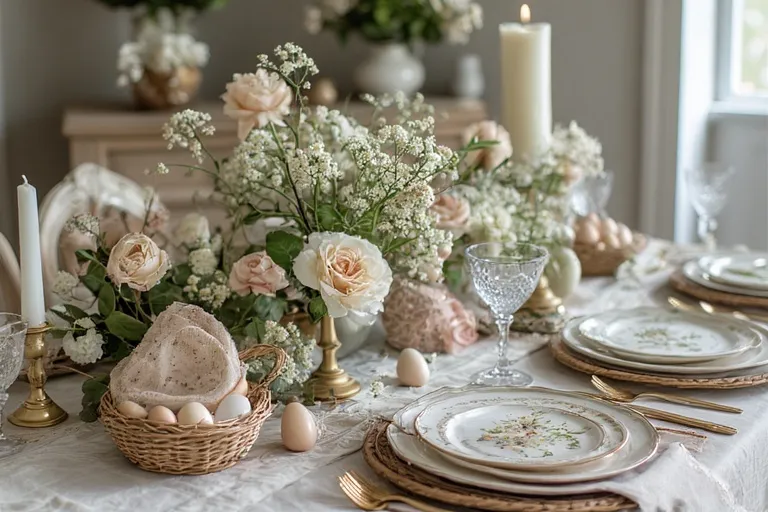 Elegant Easter Tablescapes