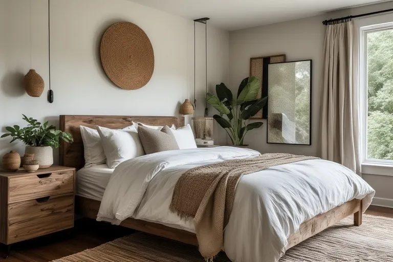 Essence of an Organic Modern Bedroom