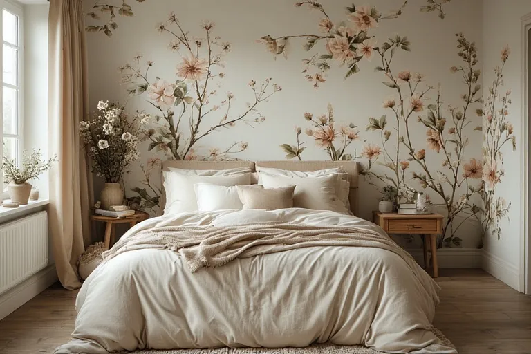 Floral room aesthetic