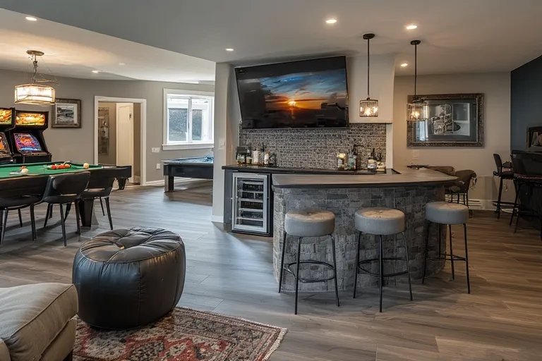 Game Room or Bar Area