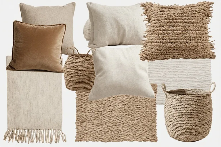 Incorporate Texture for Depth and Warmth