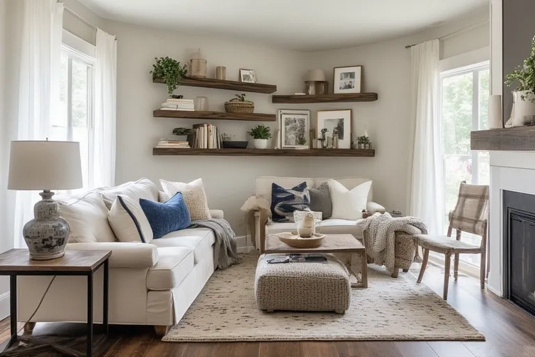 Living Room Smart Yet Sophisticated Displays