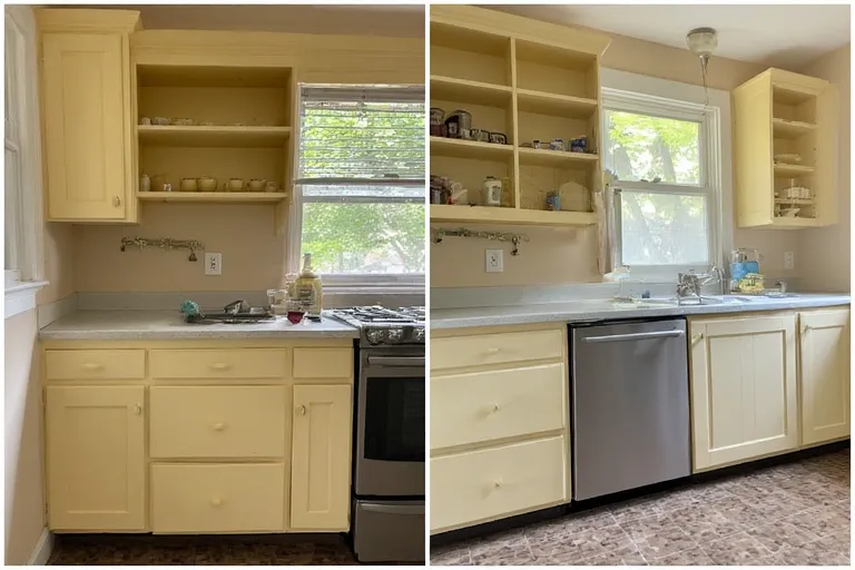 Maintaining Yellow Kitchen Cabinets