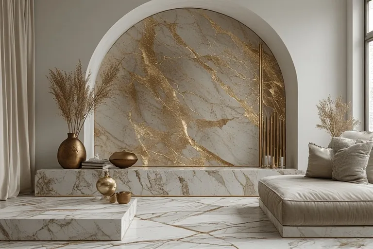Marble and Brass in Modern Interior Trends