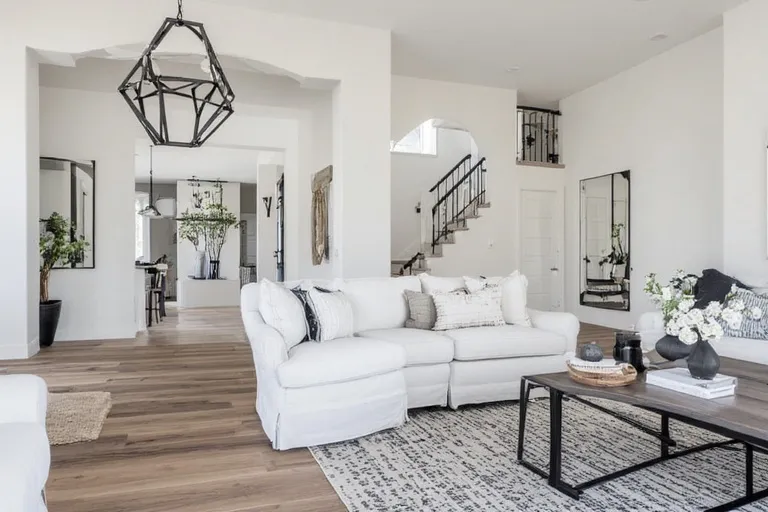 Matte Black Fixtures in Living Areas