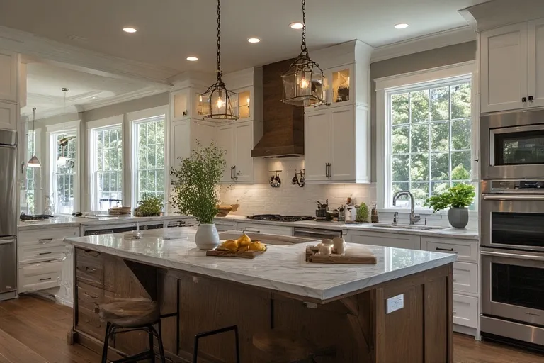 Mixing and Matching with Shaker Cabinets