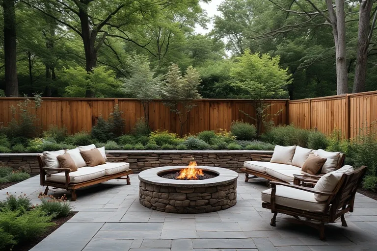 Outside firepit ideas
