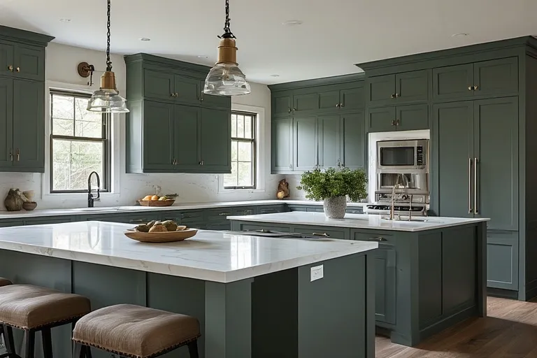 Pair with Contrasting Countertops