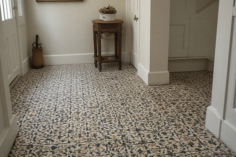 Patterned tile floors decor